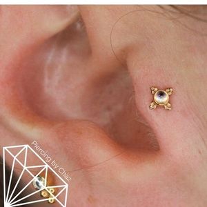 BVLA Mini Kandy, rose gold with rainbow moonstone